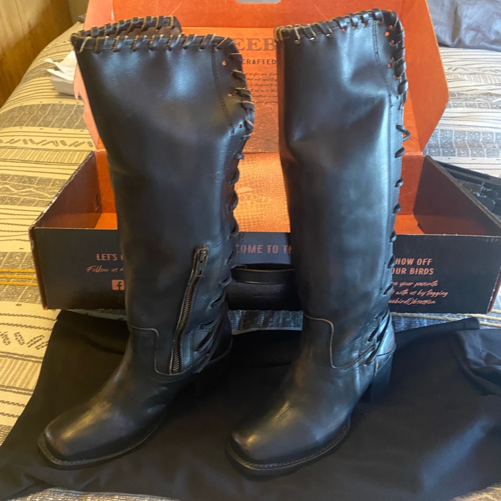 Brand New Black Boots.